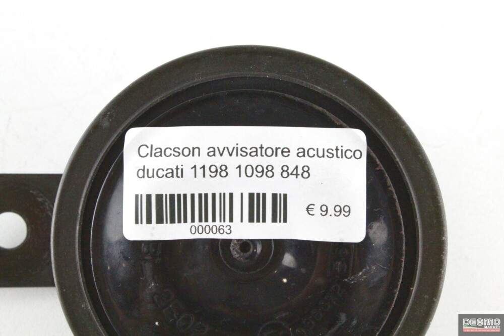 Clacson avvisatore acustico ducati 1198 1098 848